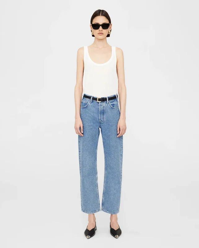 GAVIN JEAN / CLEAN BLUE Comfortable Boyfriend Jeans