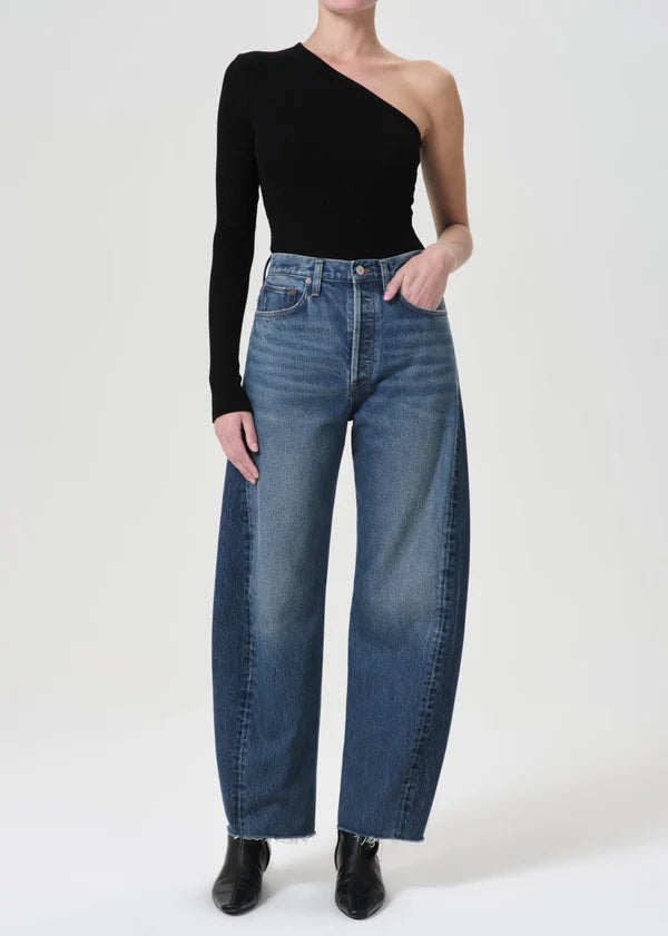 Split Pieced Luna Jean Trendy Colored Denim Jeans