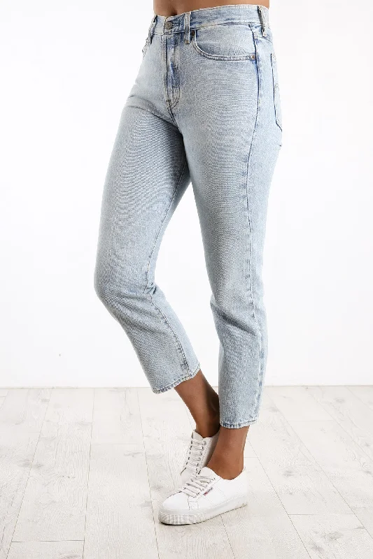 Wedgie Straight Fit Jean Montgomery Baked Classic Black Denim Jeans
