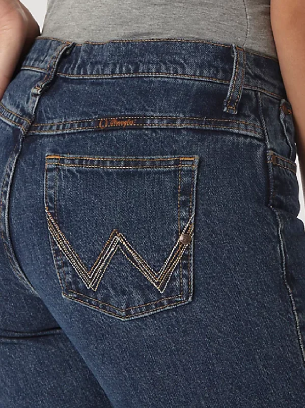 WRC10AS32 Wrangler Women's Ultimate Riding jean 32' Trendy Wide-Legged High-Waist Jeans WRC10AS32 Wrangler Women's Ultimate Riding jean 32' Trendy Wide-Legged High-Waist Jeans