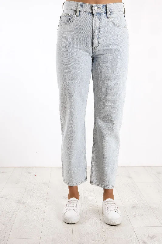 Beau Relaxed Jean Paramount Blue Trendy Pleated Waist Jeans