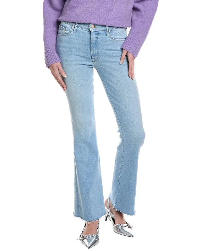 Mother Denim The Weekender Fray Flare Jean Trendy Skinny Fit Jeans