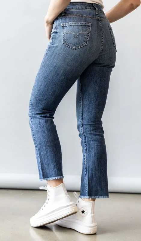 Kimes Ranch Monica Cropped Jean Women's Trendy Vintage Denim Jeans