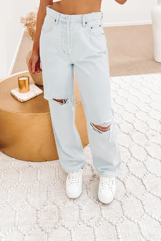 Dad Jean Blue Wisdom Trendy Skinny Fit Jeans