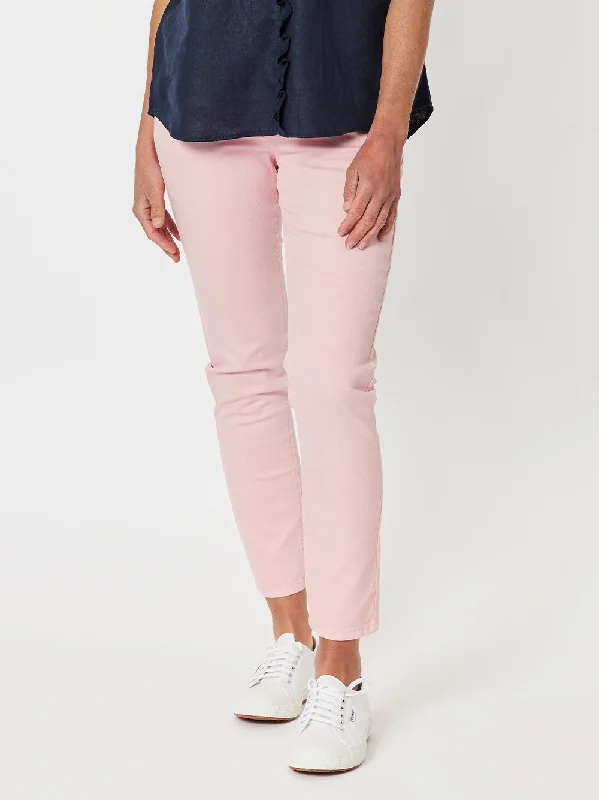 Marvel High Rise Stretch Jean - Coral Trendy Vintage Denim Jeans