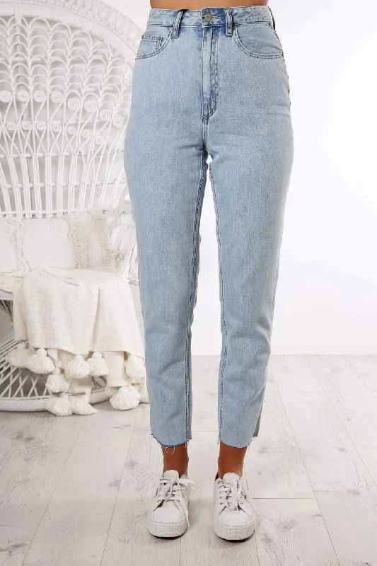 Hi Moms Jean Real Blue Comfortable Dark Wash Jeans