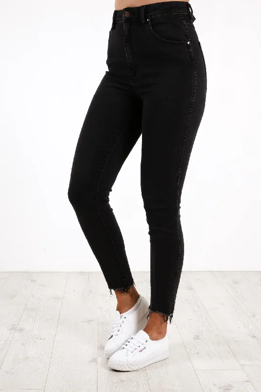 Hi Pins Jean Cropped Savage Fashionable Slim Fit Jeans