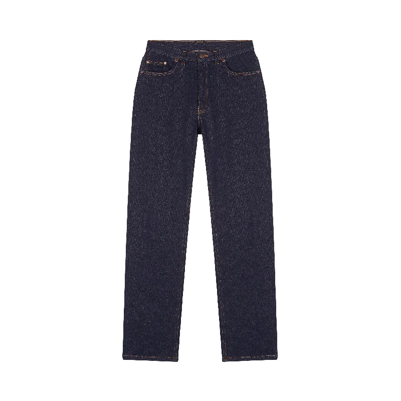 Jean femme droit taille haute laine – SAINT JAMES x Atelier TUFFERY - Apolline Casual Loose Fit Jeans