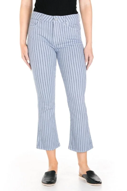 London Cropped Flare Jean In Fremont Comfortable Low-Rise Jeans