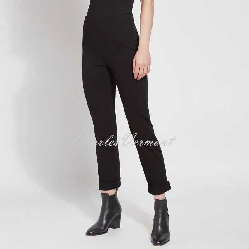 Lysse Boyfriend Denim Jean with Back Pockets – Style 1450 (Black) Stylish High-Waisted Denim