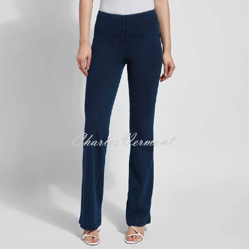 Lysse Denim Wide Leg Jean – Style 1420 (Indigo) Stylish Relaxed Fit Skinny Jeans