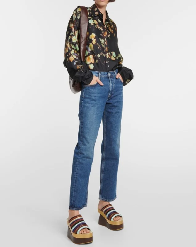 "Neve" Jean Stylish High-Waist Skinny Denim