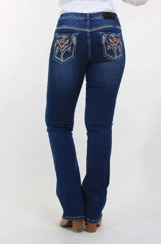 OBW21120 Outback Women's Jean Brandy 34' Casual Straight-Leg Jeans