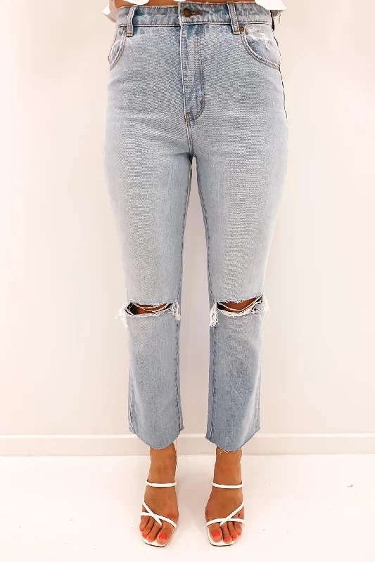 Original Straight Jean Layla Bleach Worn Chic Dark-Wash Skinny Jeans