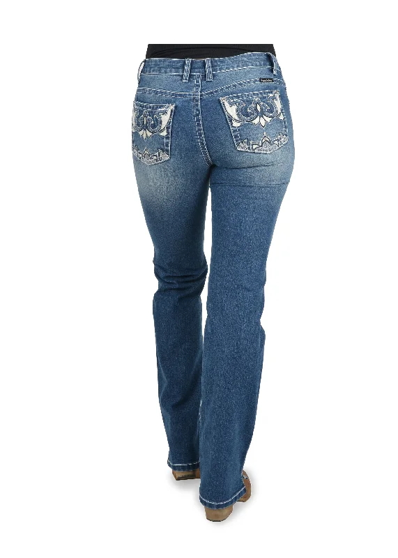 PCP2212574 Pure Western Women's Maryanna Straight Leg jean 34' Comfortable Low-Rise Jeans PCP2212574 Pure Western Women's Maryanna Straight Leg jean 34' Comfortable Low-Rise Jeans