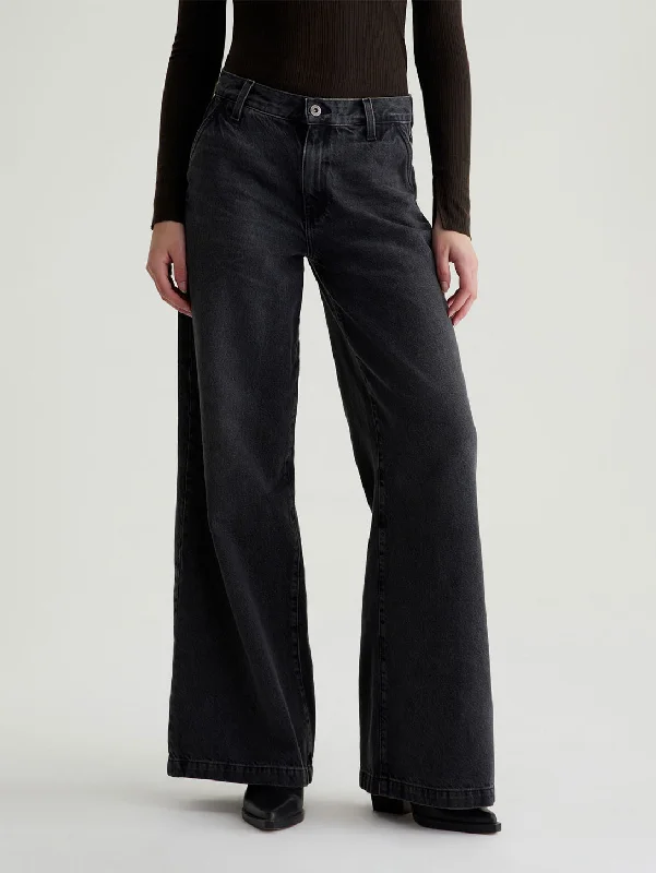 Stella Palazzo Jean - Overnight Comfortable Faded High-Rise Jeans