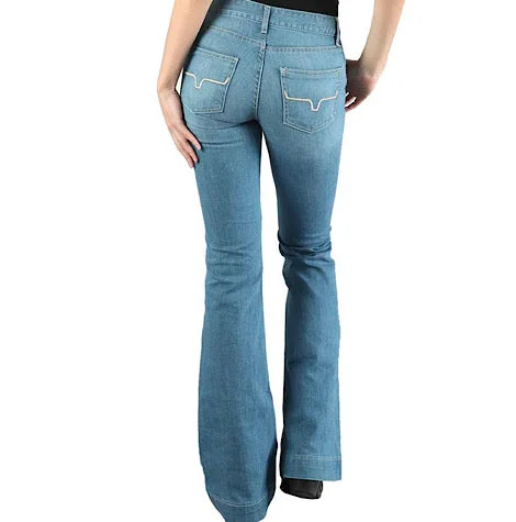 Kimes Ranch Lola Soho Fade Jean Women's Elegant High-Waisted Flared Jeans