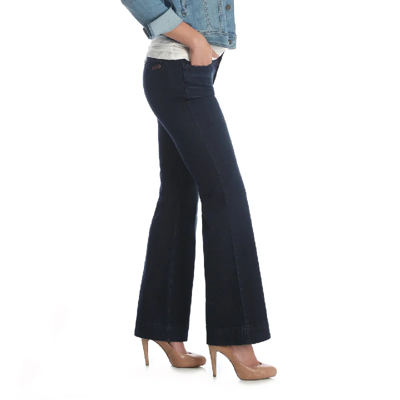Wrangler Retro Mae Jean - Mid-Rise Trouser - 09MWWAB Comfortable Stretch Fit Jeans
