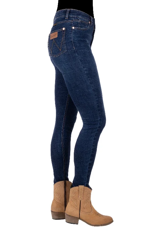 Wrangler Wmns Sierra Skinny Jean Casual Straight-Leg Jeans