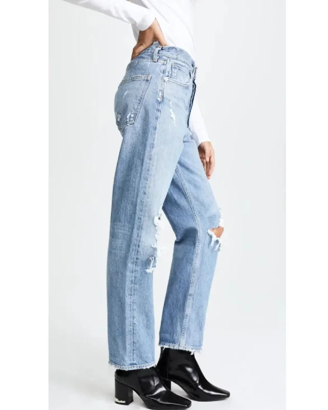 "90's Straight Jean" Comfortable Low-Rise Jeans