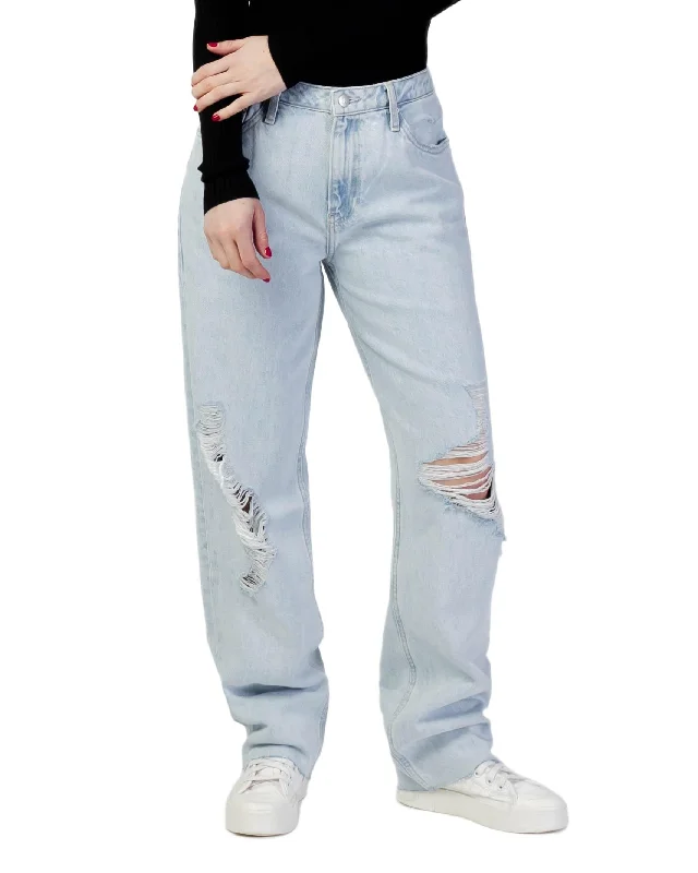 Calvin Klein Jeans Women's Jeans Elegant High-Waisted Flared Jeans