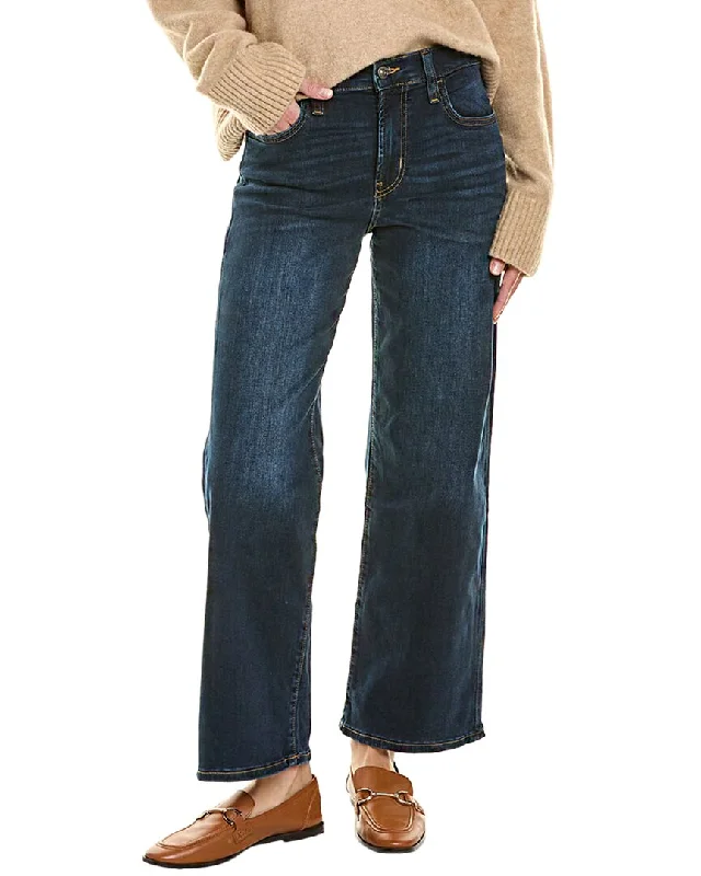 Hudson Jeans Rosalie Venus High-Rise Wide Leg Jean Trendy Patchwork Denim Jeans