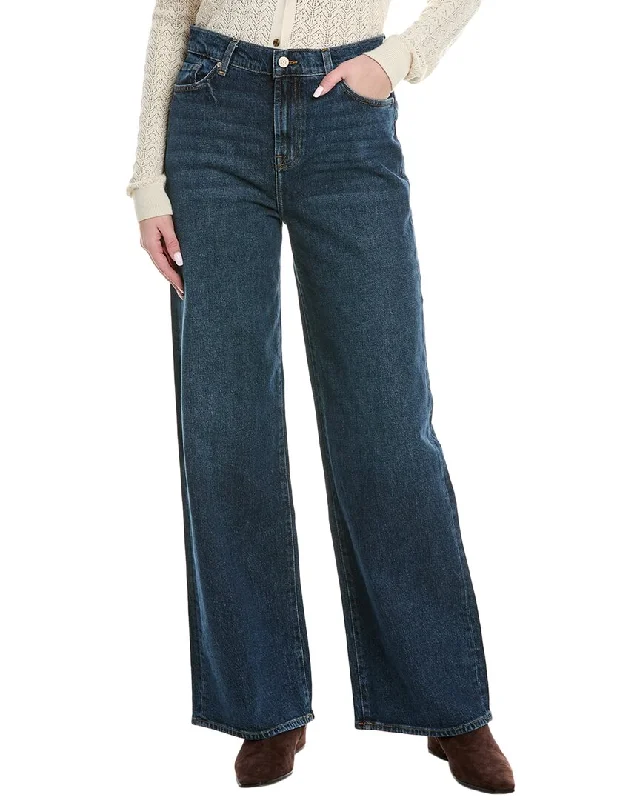 7 For All Mankind Scout Thrill Wide Leg Jean Stylish Acid-Wash Jeans