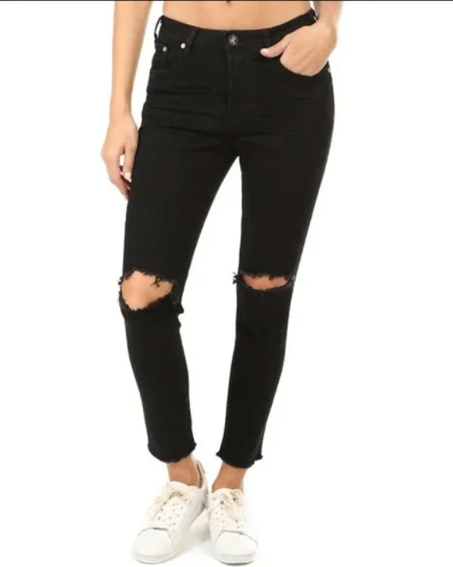 "High Waist Freebird II" Jeans Trendy Low-Rise Bootcut Jeans