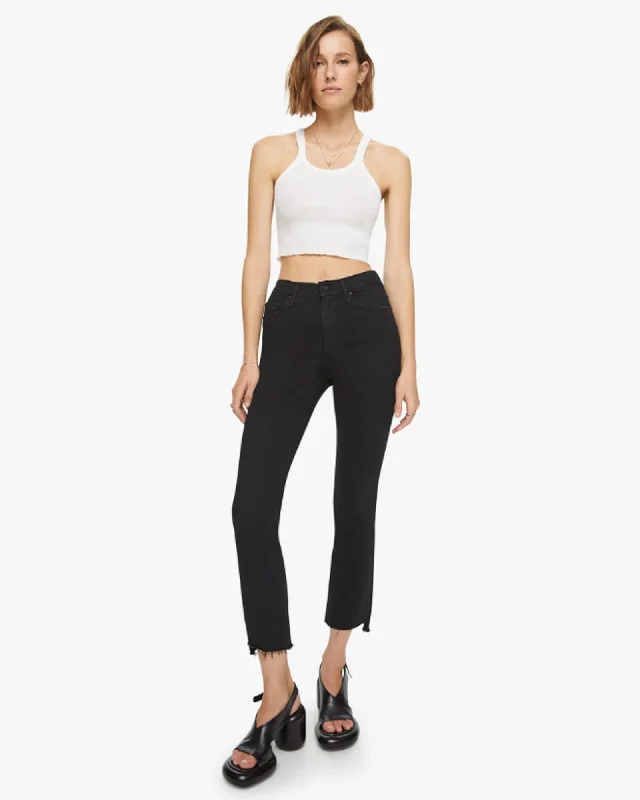 "Insider Crop Step Fray" Jeans Fashionable Mom Jeans