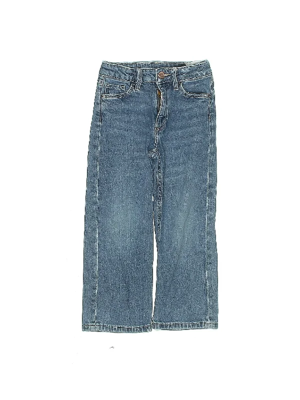 Jeans Trendy Wide-Legged High-Waist Jeans