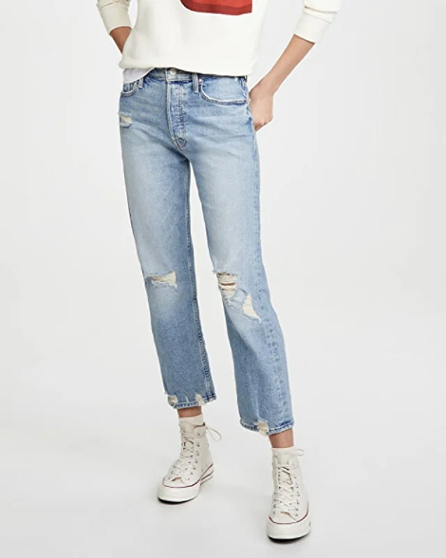 "The Tomcat" in Confession Wash Jeans Comfortable Straight-Legged Denim