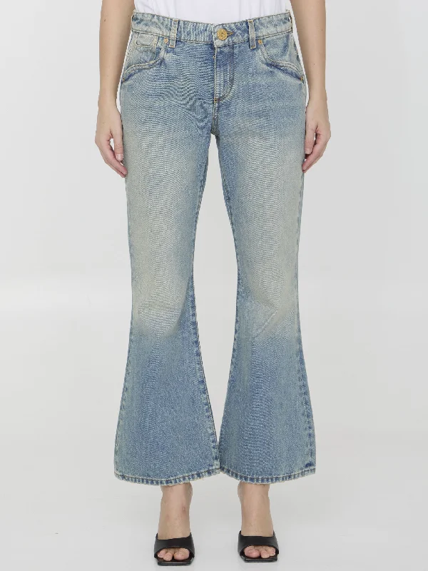 Western Bootcut Jeans Casual Straight-Leg Jeans