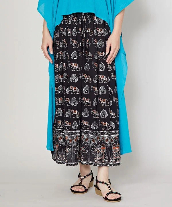 Exotic Maxi Skirt chiffon skirt airy