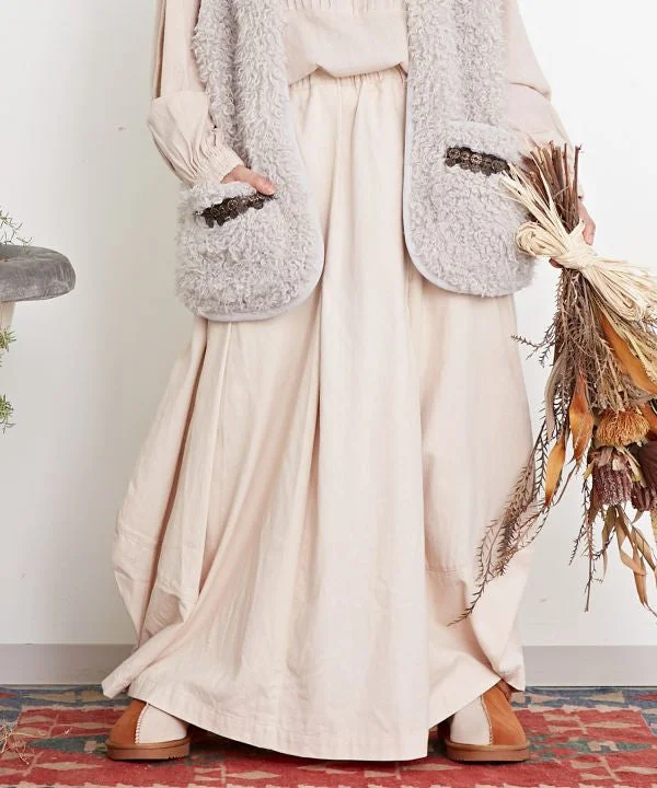 Nomad Balloon Skirt wool skirt thick