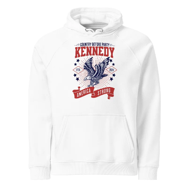 America Strong II Unisex Organic Hoodie Hoodie with Half-Zip Sporty Casual