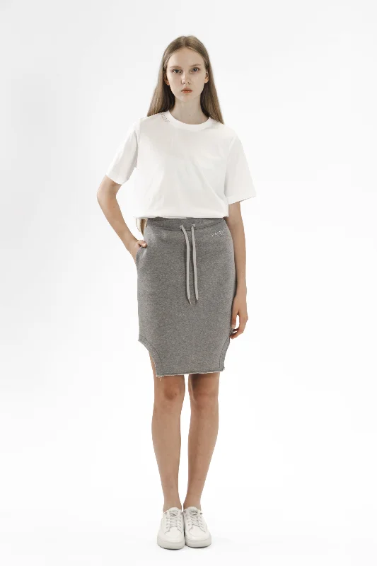 ASH GRAY CASUAL COTTON SKIRT lace skirt romantic