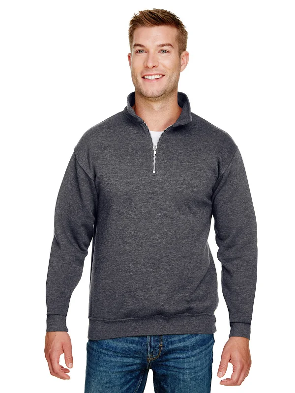 Unisex Quarter-Zip Pullover Sweatshirt Hoodie with Rhinestones Sparkly Elegant