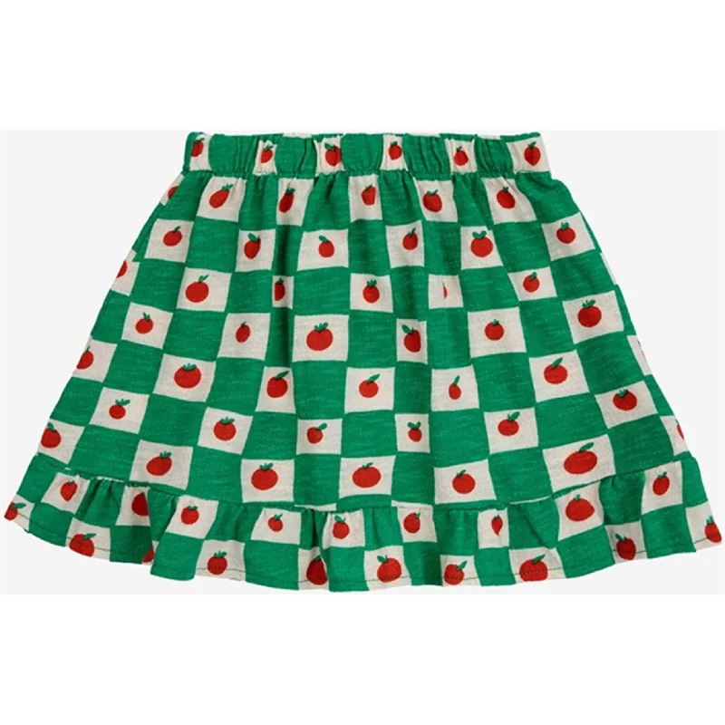 Bobo Choses Tomato All Over Skirt Mini Offwhite wool skirt sturdy