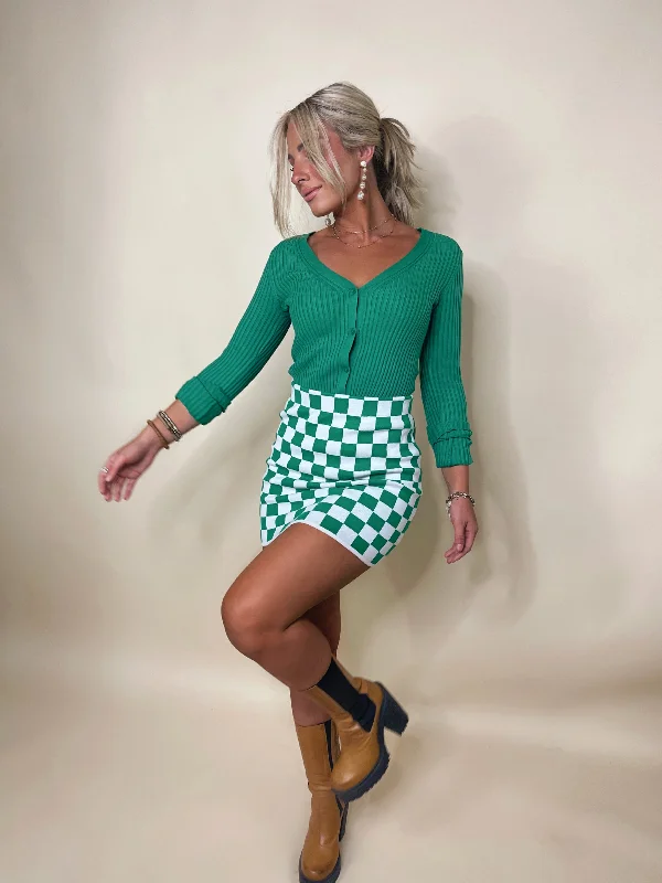 Camden Checkered Mini Skirt vintage skirt charm