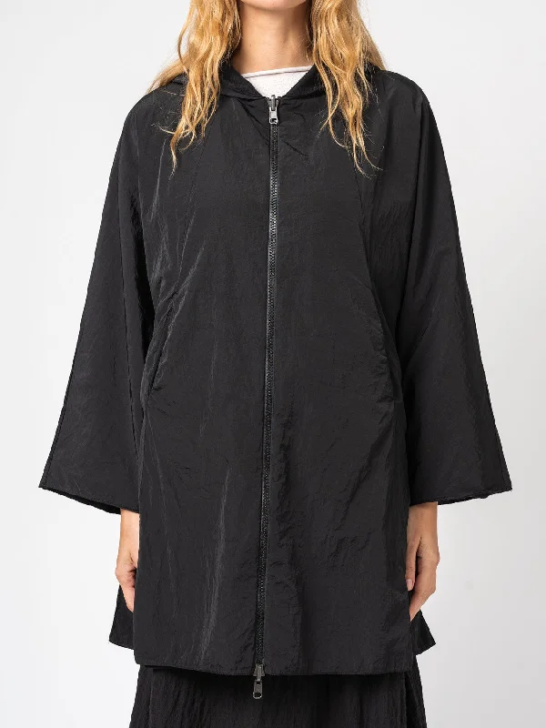 Oversize Hooded Cape Hoodie with Batwing Sleeves Loose Dramatic