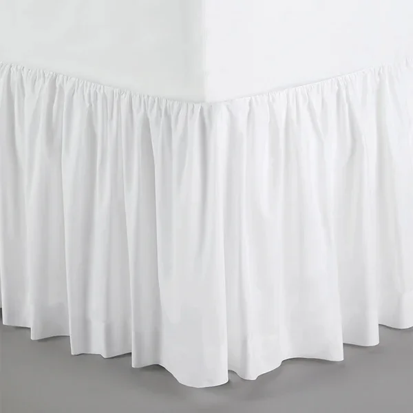 Celeste Percale Bed Skirt lace skirt intricate