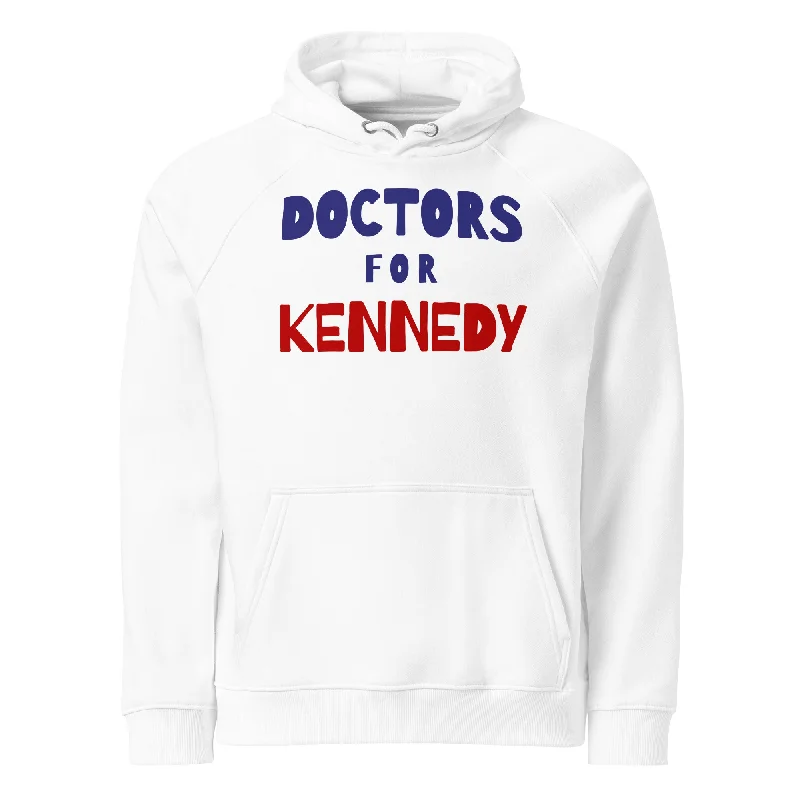 Doctors for Kennedy Unisex Organic Hoodie Hoodie with Hem Elastic Stretchable Comfortable