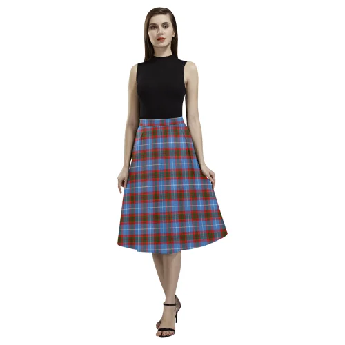 Edinburgh District Tartan Aoede Crepe Skirt lace skirt romantic