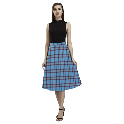 Elliot Ancient Tartan Aoede Crepe Skirt relaxed fit skirt