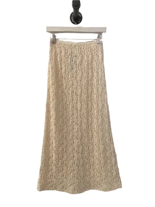 Puckered Lace Skirt chiffon skirt floaty