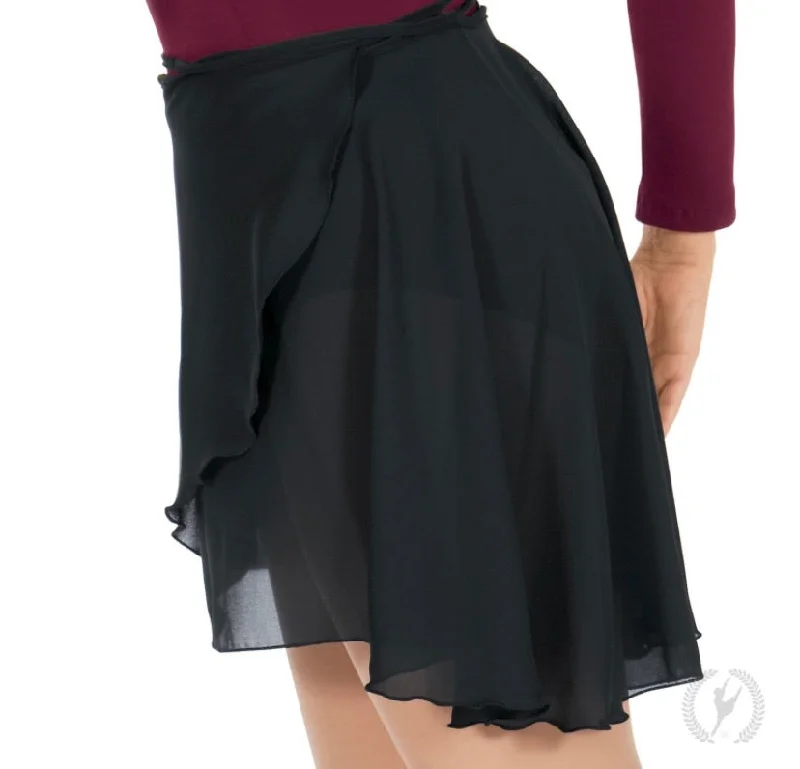 Eurotard Womens  High Low Chiffon Wrap Skirt relaxed fit skirt