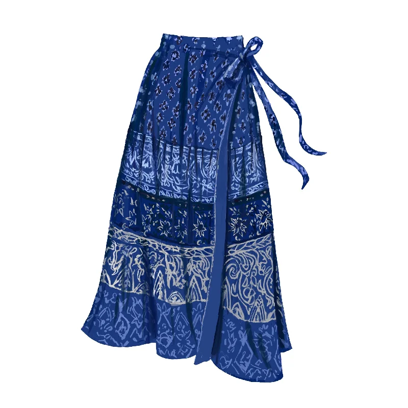 Follow the Band Wrap Skirt cashmere skirt plush