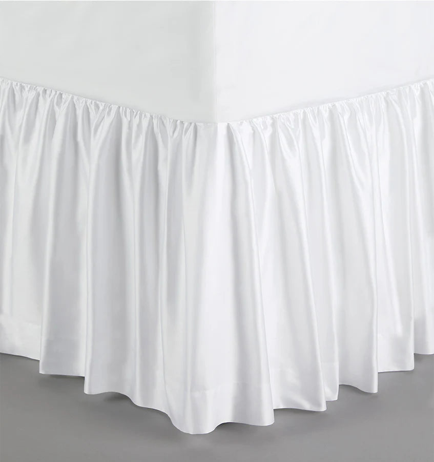 Giotto Sateen Bed Skirt velvet skirt glossy