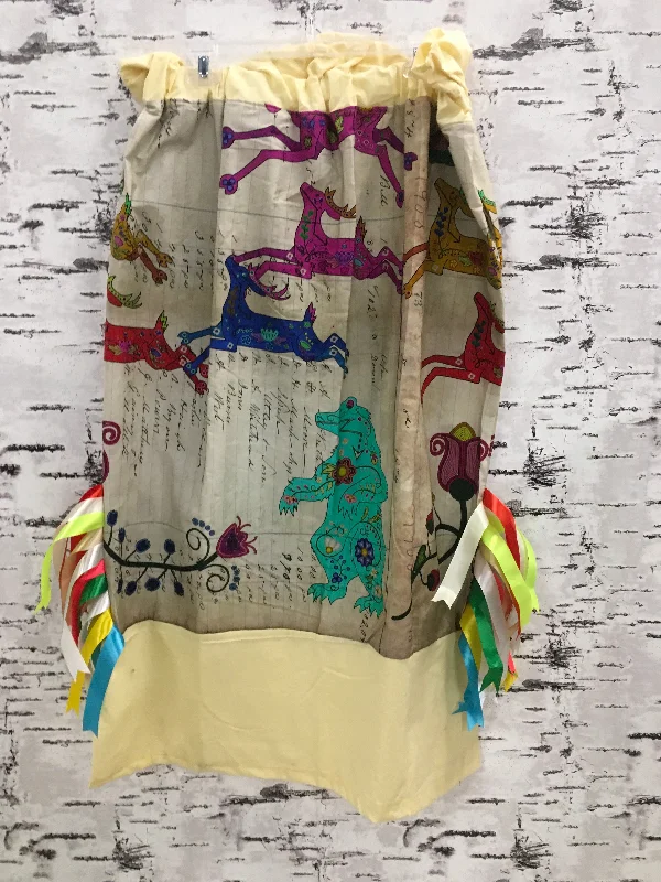 Handmade Prairie Pursuit with Yellow Ribbon Skirt silk skirt lustrous