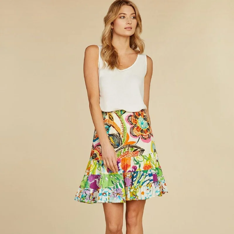 Hattie Skirt - Indio leather skirt bold